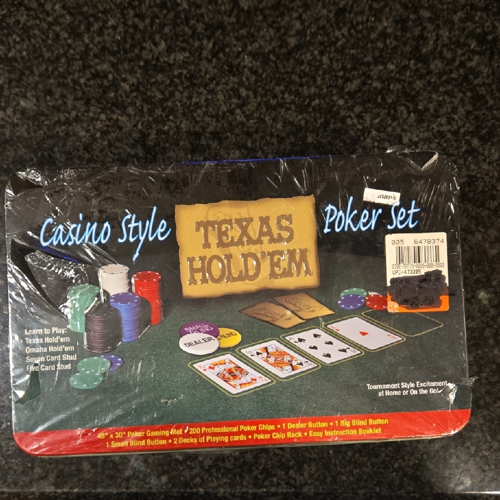 Texas Hold'em Casino Style Poker Set